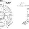 LWAE3G350SS-5PNW-01 外形尺寸图,Ø350mm EC轴流风机安装尺寸
