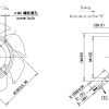 LWAE3G200ST-7MNW-08 外形尺寸图,Ø200mm EC轴流风机安装尺寸