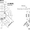 LWAE3G400ST-5MNW-02 外形尺寸图,Ø400mm EC轴流风机安装尺寸