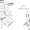 LWAE3G400SS-5MNW-01 外形尺寸图,Ø400mm EC轴流风机安装尺寸