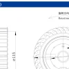 LWFA2E133-092NS-01 外形尺寸图