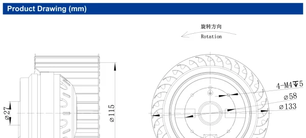 LWFA2E133-092NS-01 外形尺寸图