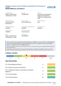 BSCI 商业社会标准认证证书 — LONGWELL 认证证书