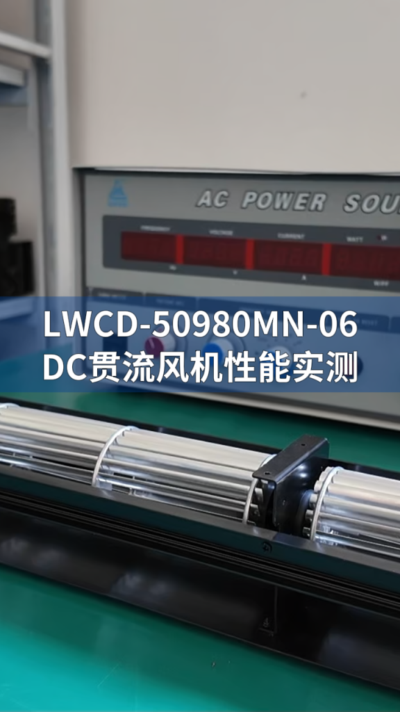 LONGWELL 12V DC Cross Flow Fan Test | LWCD-50980MN-06 Airflo LONGWELL 朗伟