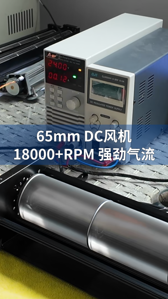 LONGWELL LWCD-65240MN-08 DC Cross-Flow Fan Test LONGWELL 朗伟