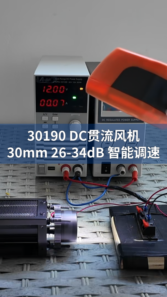 LONGWELL LWCD-30190LG-11 DC Cross Flow Fan: Performance Test LONGWELL 朗伟
