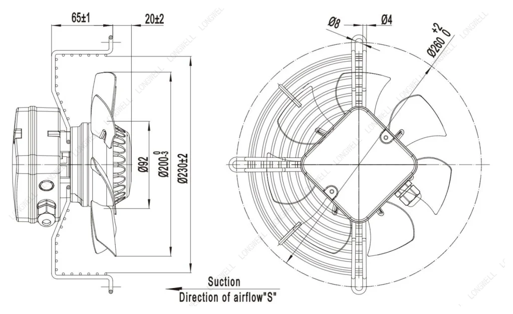 LWAA2D200S-7MEB-05 外形尺寸图