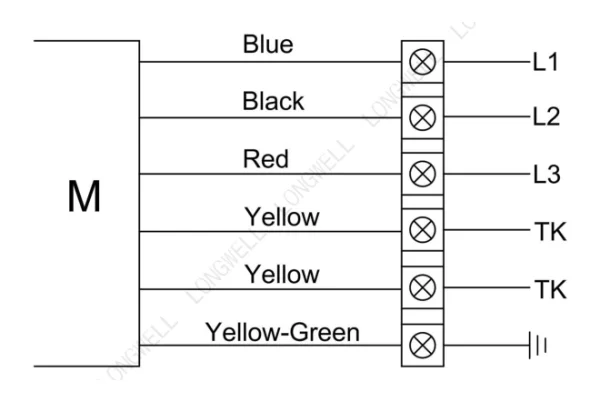 LWAA4D500S-7MKB-11 接线图 wiring diagram LONGWELL 朗伟