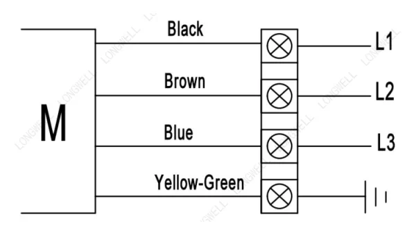 LWAA4D550S-5MKB-10 接线图 wiring diagram LONGWELL 朗伟
