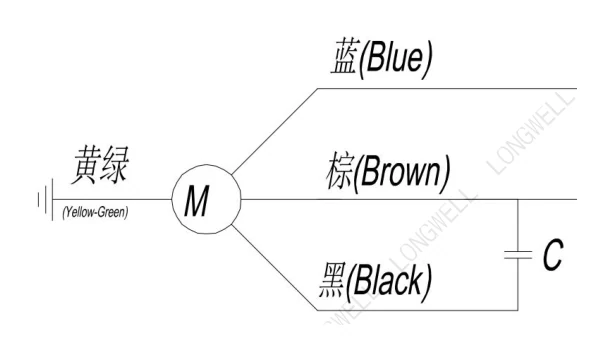 LWAA4E250B-5MEW-23 接线图 wiring diagram LONGWELL 朗伟