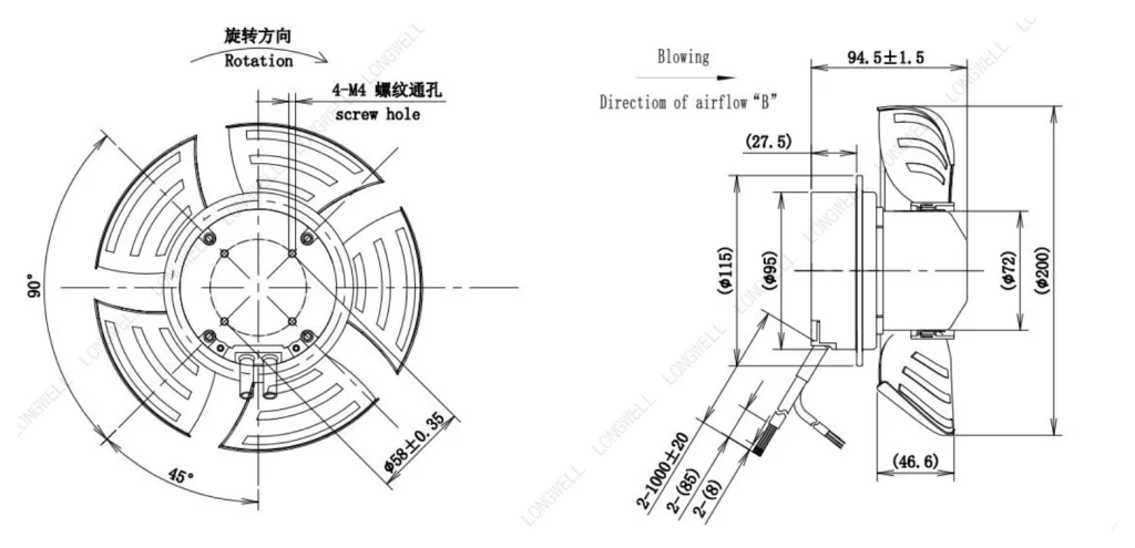 LWAE3G200ST-5PNW-02 外形尺寸图