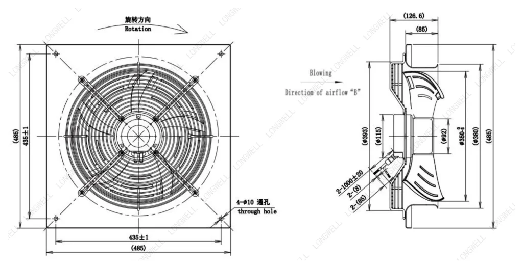 LWAE3G350ST-5PGW-06 外形尺寸图
