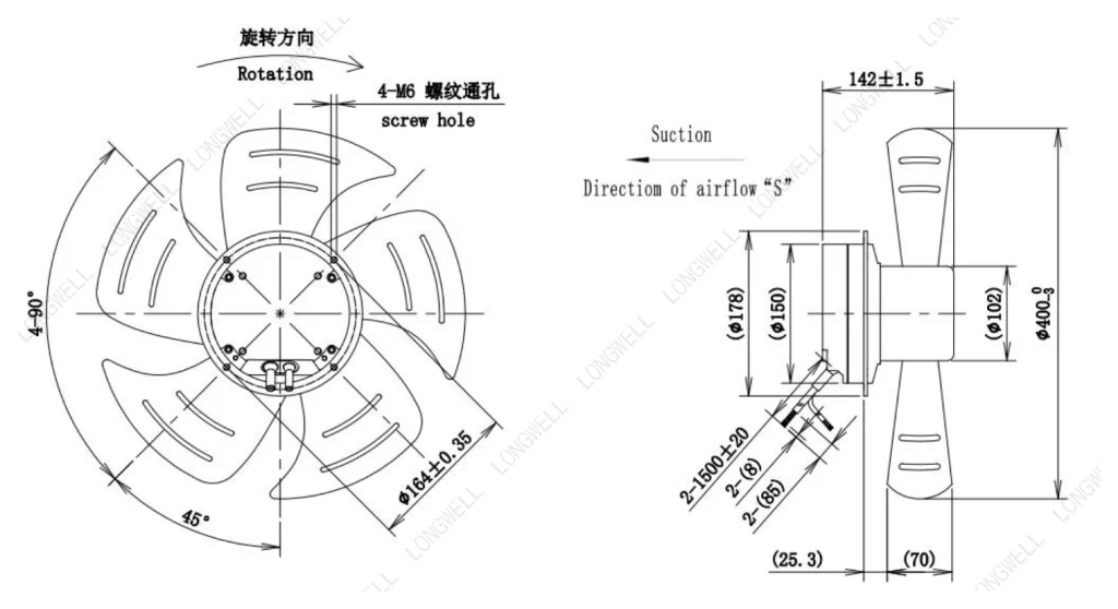 LWAE3G400SS-5MNW-01 外形尺寸图
