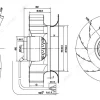 LWBA2D250-092NT-15 外形尺寸图 dimension drawing LONGWELL 朗伟