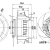LWBA2D355-188NT-18 外形尺寸图 dimension drawing LONGWELL 朗伟