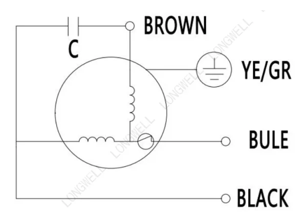 LWBA2E175-092NS-03 接线图 wiring diagram LONGWELL 朗伟