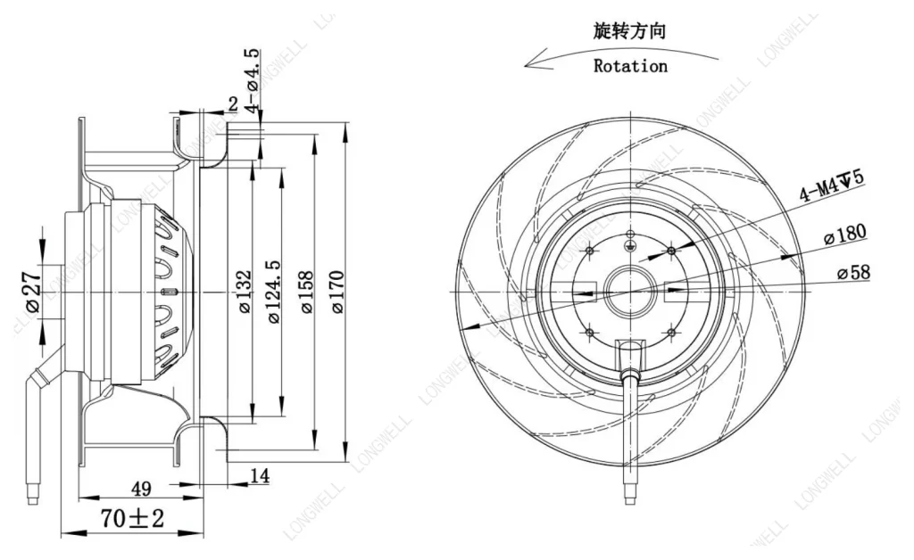 LWBA2E180-092NS-02 外形尺寸图