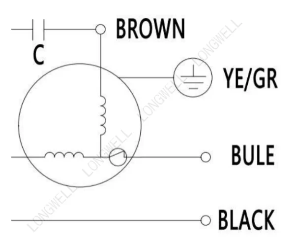 LWBA2E190-072NS-01 接线图 wiring diagram LONGWELL 朗伟