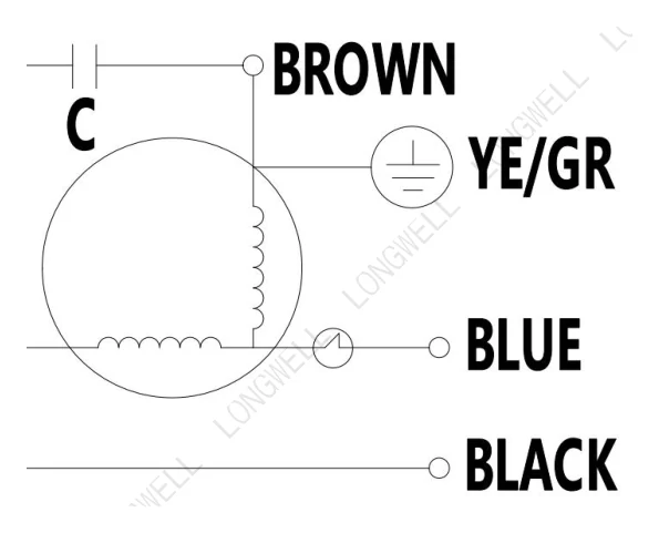 LWBA2E220-092NS-08 接线图 wiring diagram LONGWELL 朗伟