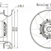 LWBA2E225-092NS-01 外形尺寸图 dimension drawing LONGWELL 朗伟
