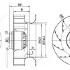 LWBA4D250-092NT-20 外形尺寸图 dimension drawing LONGWELL 朗伟