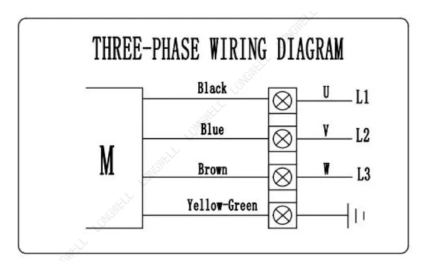 LWBA4D450-138NT-01 接线图 wiring diagram LONGWELL 朗伟