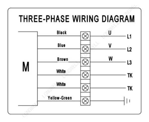 LWBA4D560-188NT-03 接线图 wiring diagram LONGWELL 朗伟