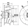 LWBA4E355-102NS-01 外形尺寸图 dimension drawing LONGWELL 朗伟