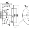 LWBA4E355-102NS-07 外形尺寸图 dimension drawing LONGWELL 朗伟