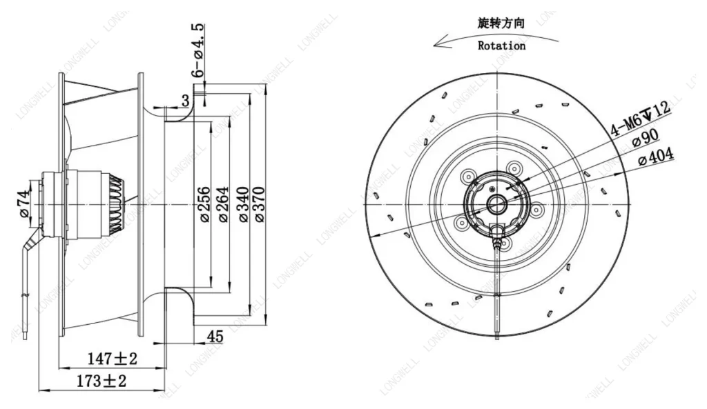 LWBA4E400-102NS-01 外形尺寸图