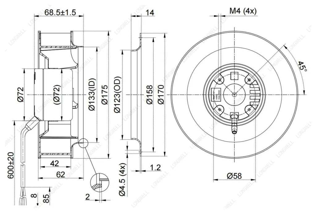 LWBD3G175-072NH-03 外形尺寸图