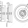 LWBD3G220-092NH-05 外形尺寸图 LONGWELL 朗伟