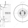 LWBD3G225-092NH-06 外形尺寸图 LONGWELL 朗伟