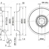 LWBD3G250-092NH-06 外形尺寸图 dimension drawing LONGWELL 朗伟