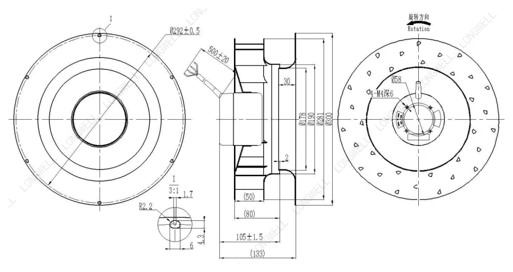 LWBD3G280-092NH-04 外形尺寸图