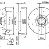 LWBD3G355-102NH-04 外形尺寸图 dimension drawing LONGWELL 朗伟