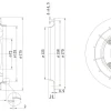 LWBE3G175-072NS-03 LWBE3G175-072NS-03 后倾式离心风机 Ø175mm
