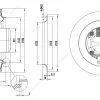 LWBE3G190-072NU-20 外形尺寸图 LONGWELL 朗伟