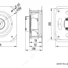 LWBE3G190-072PS-12 外形尺寸图 LONGWELL 朗伟