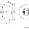 LWBE3G220-072NS-11 外形尺寸图 LONGWELL 朗伟