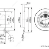 LWBE3G220-092NS-10 外形尺寸图 LONGWELL 朗伟