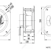 LWBE3G220-092PS-11 外形尺寸图 LONGWELL 朗伟