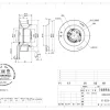 LWBE3G225-092NU-17 外形尺寸图 LONGWELL 朗伟 dimension drawing