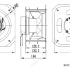 LWBE3G225-092PS-13 外形尺寸图 LONGWELL 朗伟