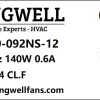 LWBE3G250-092NS-12 LWBE3G250-092NS-12 后倾式离心风机 Ø250mm