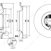 LWBE3G250-092NS-12 外形尺寸图 dimension drawing LONGWELL 朗伟