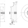 LWBE3G280-092NS-11 外形尺寸图 dimension drawing LONGWELL 朗伟