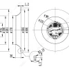 LWBE3G280-092NS-12 外形尺寸图 dimension drawing LONGWELL 朗伟