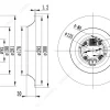 LWBE3G280-092NS-17 外形尺寸图 LONGWELL 朗伟