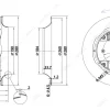 LWBE3G280-102NS-16 外形尺寸图 LONGWELL 朗伟